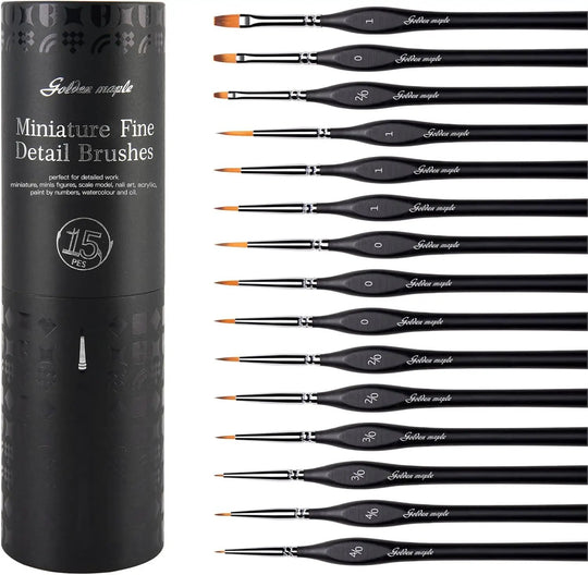 Golden Maple Fine Brush Set 15pcs by China