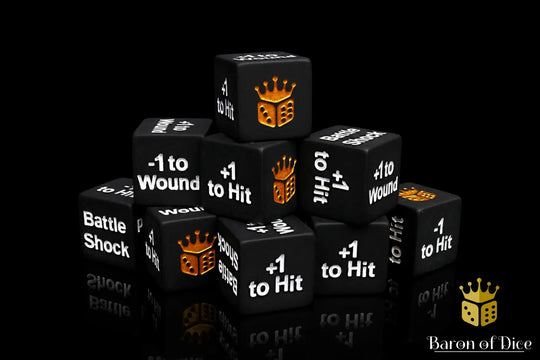 Battleshock + Counter Dice Set (10ct) by Baron of Dice