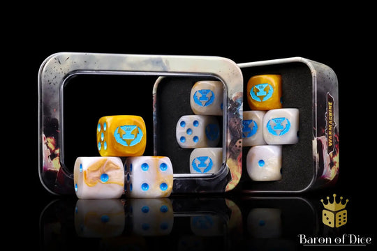 Cygnar Storm Forge Dice Box by Baron of Dice