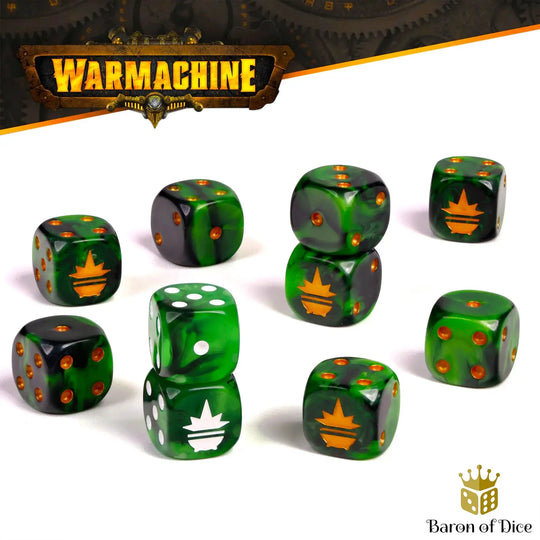 Warmachine Crucible Guard Dice Box (10ct) by Baron of Dice
