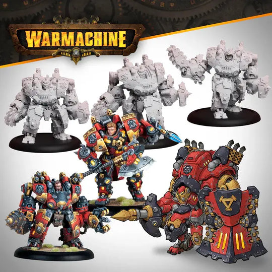 Warmachine: Khador Annihilators Command Cadre by Warmachine