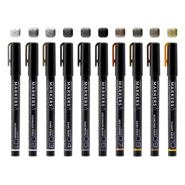 Metallic Series Marker Set by Gaahleri