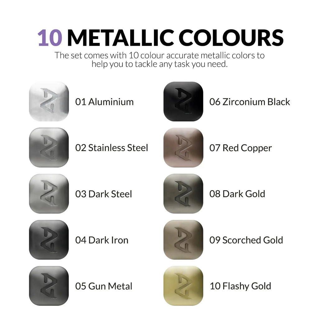 Metallic Series Marker Set by Gaahleri