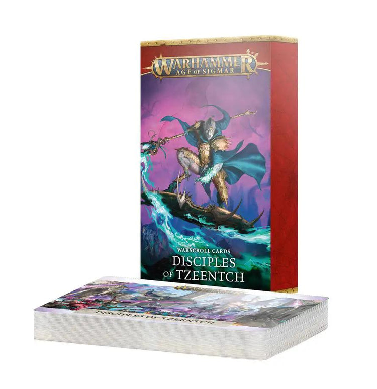 WARSCROLL CARDS: DISCIPLES OF TZEENTCH by Games Workshop