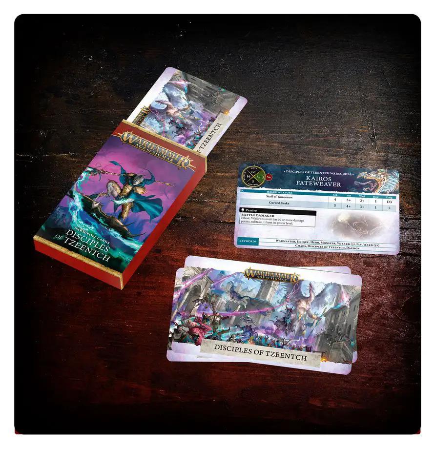 WARSCROLL CARDS: DISCIPLES OF TZEENTCH by Games Workshop