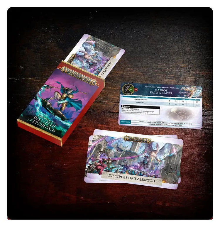 WARSCROLL CARDS: DISCIPLES OF TZEENTCH by Games Workshop