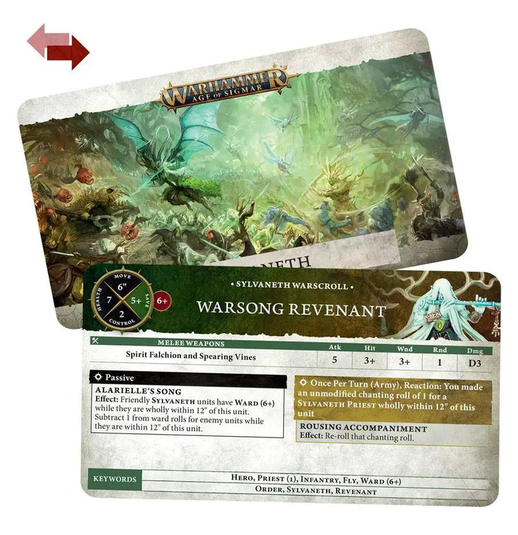 WARSCROLL CARDS: SYLVANETH *4/11 Release* by Games Workshop