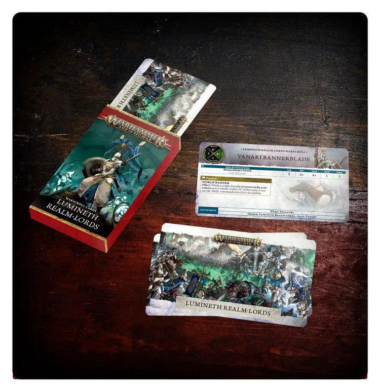 WARSCROLL CARDS: LUMINETH REALMLORDS by Games Workshop