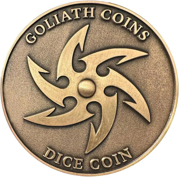 d20 Lawful Gold Dragon Coin by Goliath Coins