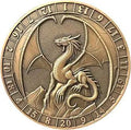 d20 Lawful Gold Dragon Coin by Goliath Coins