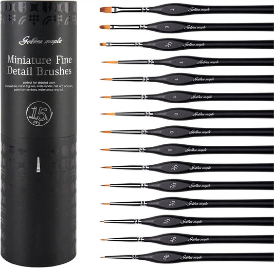 Golden Maple Fine Brush Set 15pcs by China