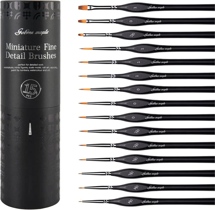 Golden Maple Fine Brush Set 15pcs by China