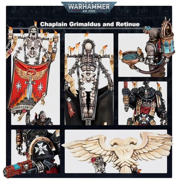 BLACK TEMPLARS: GRIMALDUS & RETINUE by Games Workshop