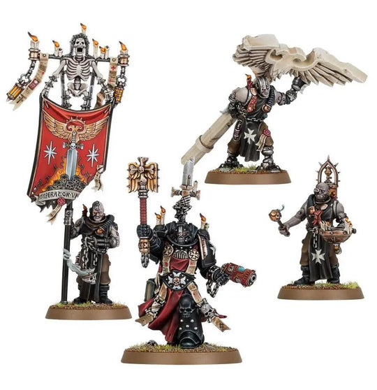 BLACK TEMPLARS: GRIMALDUS & RETINUE by Games Workshop