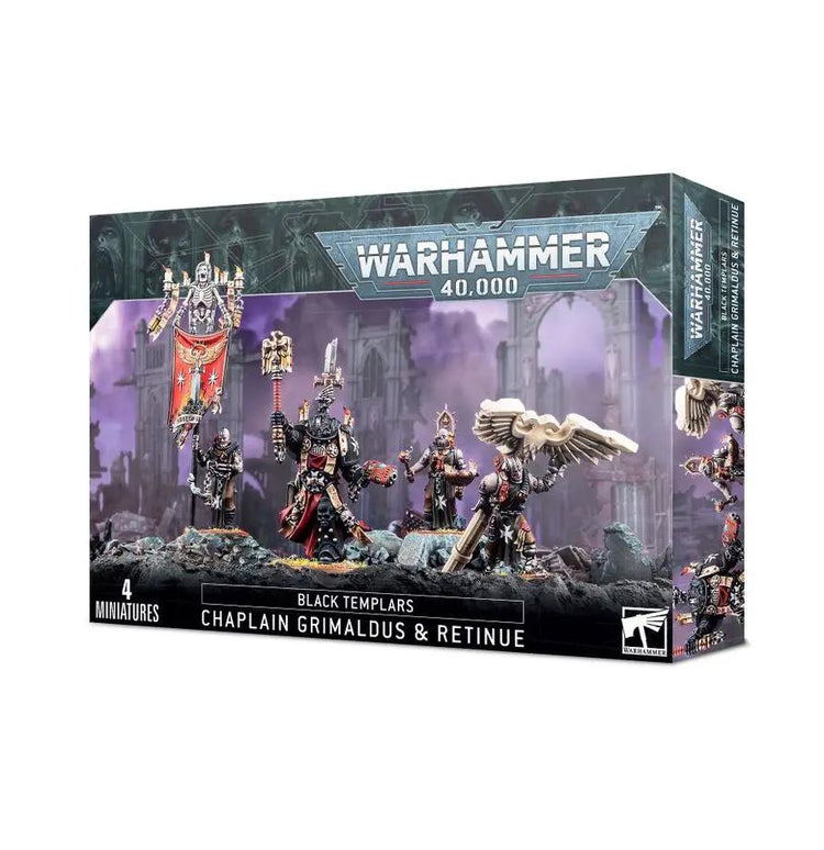 BLACK TEMPLARS: GRIMALDUS & RETINUE by Games Workshop