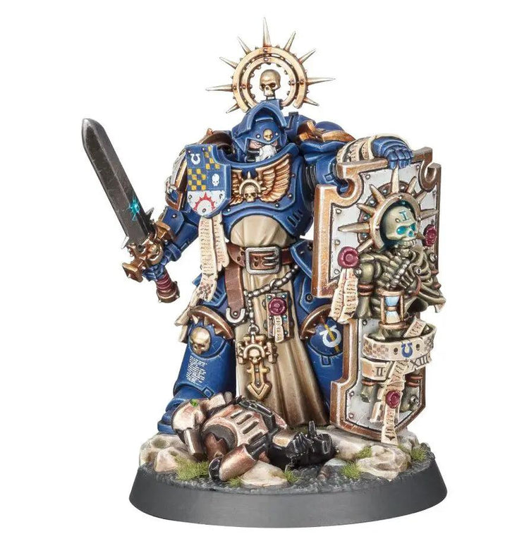 Space Marine Captain with Storm Relic Shield by Games Workshop