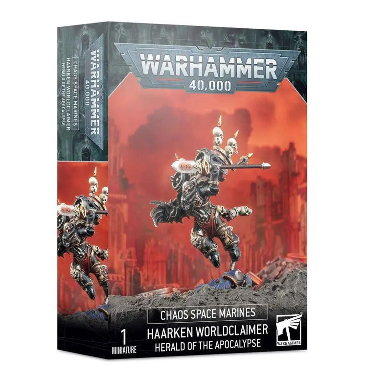 Chaos Space Marines Haarken Worldclaimer Herald of the Apocalypse by Games Workshop