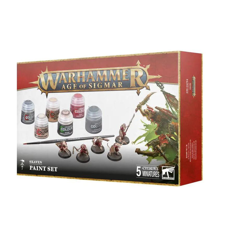 AOS SKAVEN + PAINT SET by Games Workshop