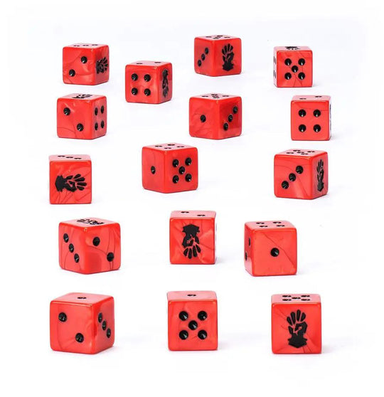 CHAOS SPACE MARINES: RED CORSAIRS DICE by Games Workshop