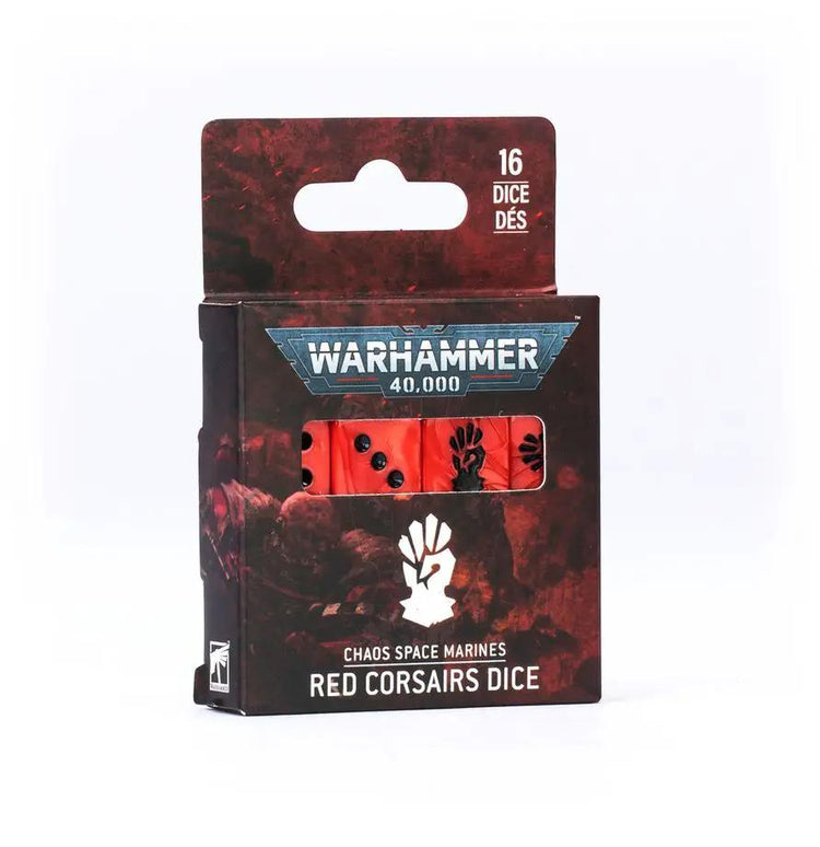 CHAOS SPACE MARINES: RED CORSAIRS DICE by Games Workshop