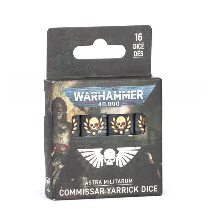 ASTRA MILITARUM: COMMISSAR YARRICK DICE *5/9 Release* by Games Workshop