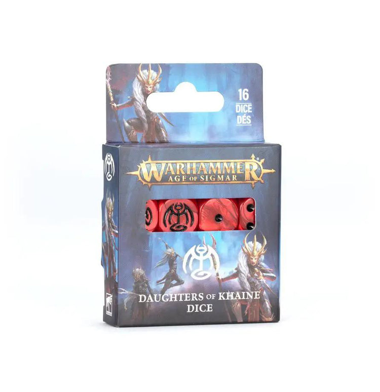 AGE OF SIGMAR: DAUGHTERS OF KHAINE DICE *4/11 Release* by Games Workshop