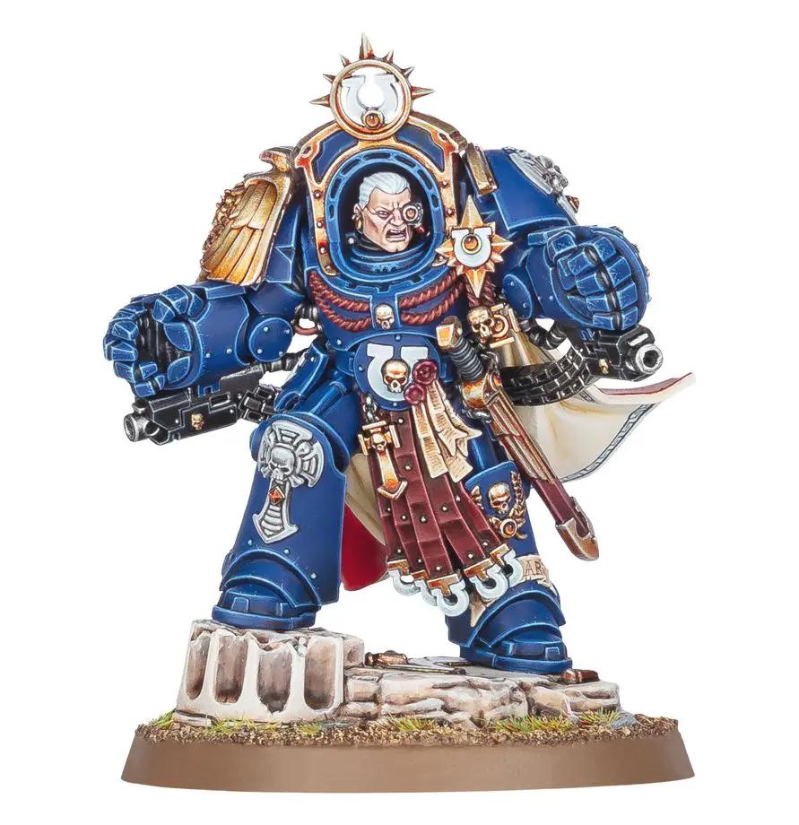 Warhammer 40k: Space Marines Ultramarines - Marneus Calgar in Armour of Antilochus by Games Workshop