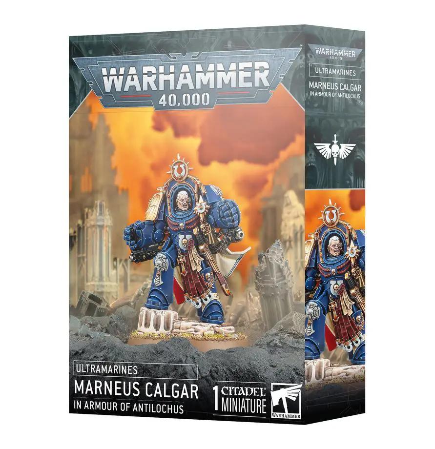 Warhammer 40k: Space Marines Ultramarines - Marneus Calgar in Armour of Antilochus by Games Workshop