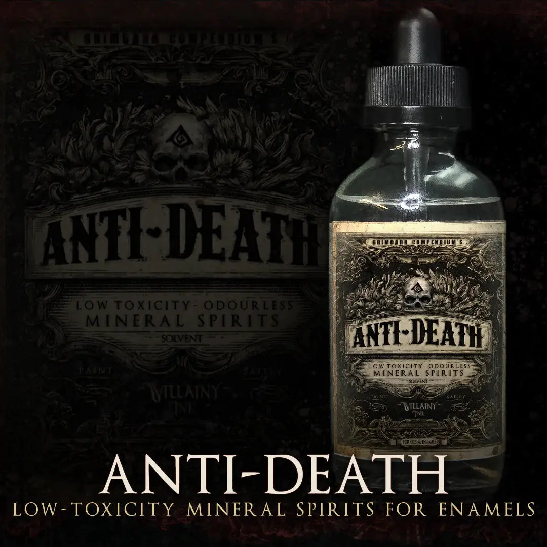 Anti-Death Low Toxicity Odorless Mineral Spirit by VIllainy Ink
