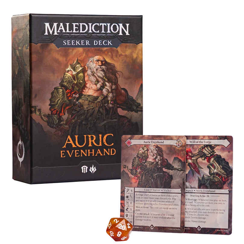 Malediction: Seeker Deck -Auric Evenhand