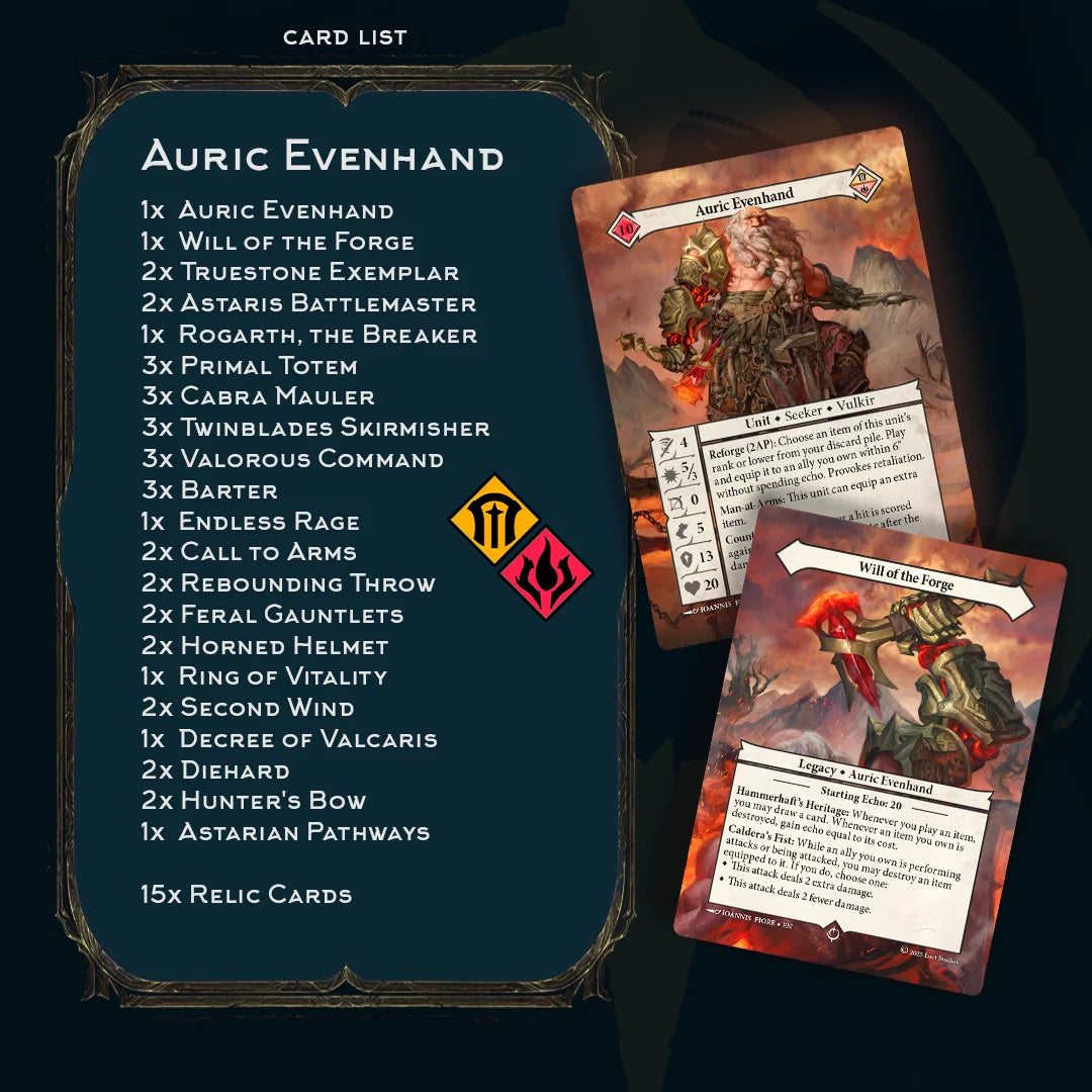 Malediction: Seeker Deck -Auric Evenhand