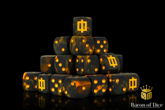 Dwarven Lava Rune (25ct) by Baron of Dice