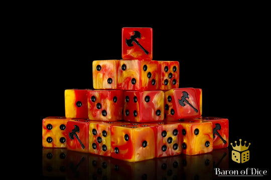 Fyre Slayer Axe Dice (25ct) by Baron of Dice