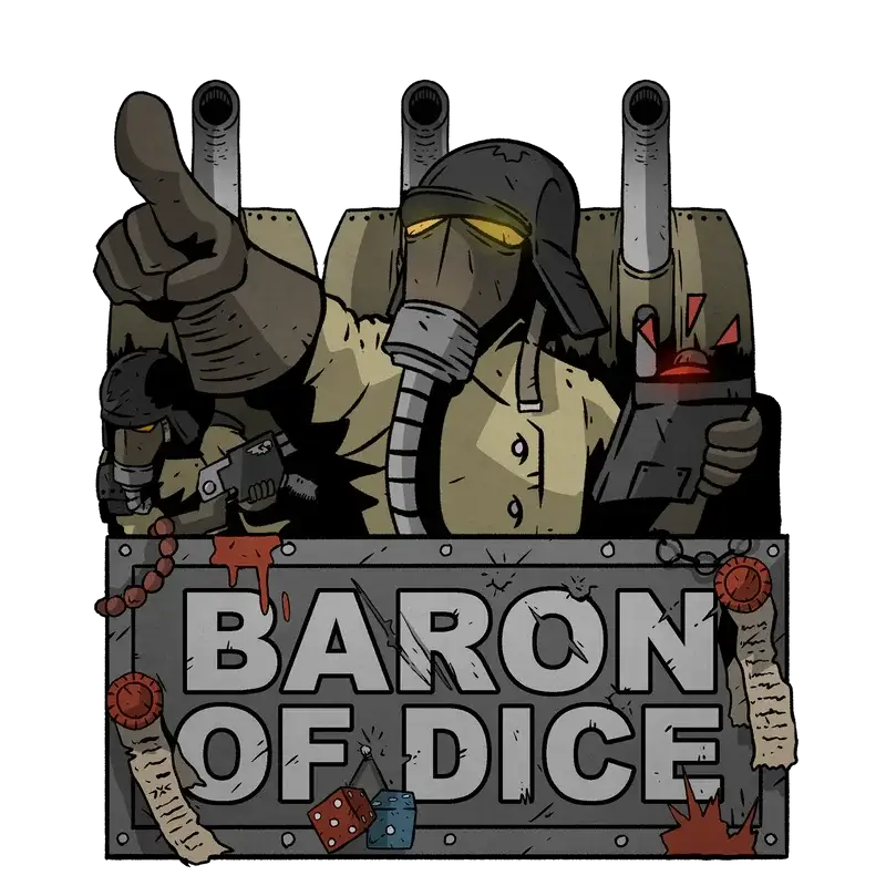 Artillery Wargaming Gear Bundle | Premium Dice Tray & Bag by Baron of Dice