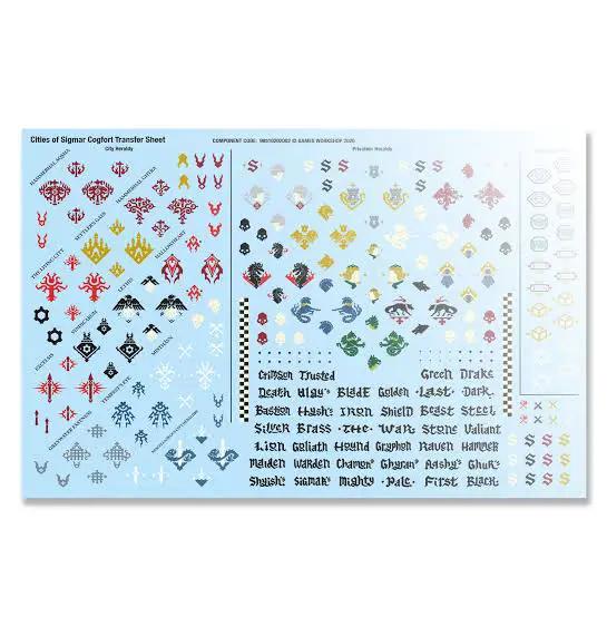 Transfer Sheets by Battlebrush Games