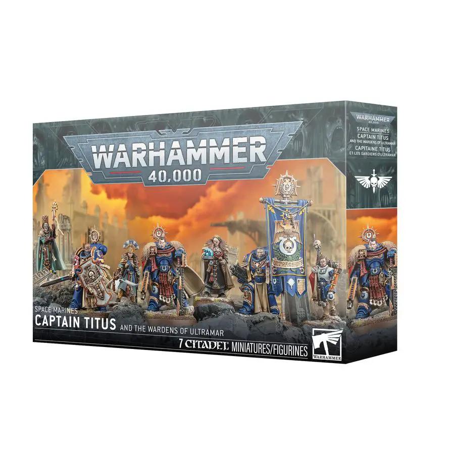 Warhammer 40k Space Marines Captain Titus & The Wardens of Ultramar by Games Workshop