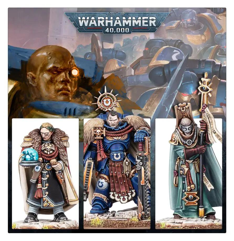Warhammer 40k Space Marines Captain Titus & The Wardens of Ultramar by Games Workshop