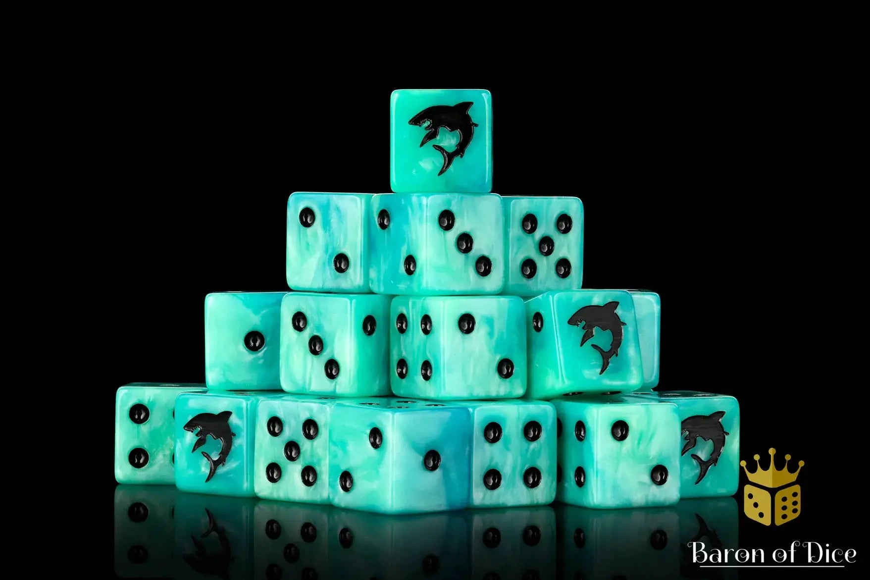 Carcharodon - Great White Shark (25ct) by Baron of Dice