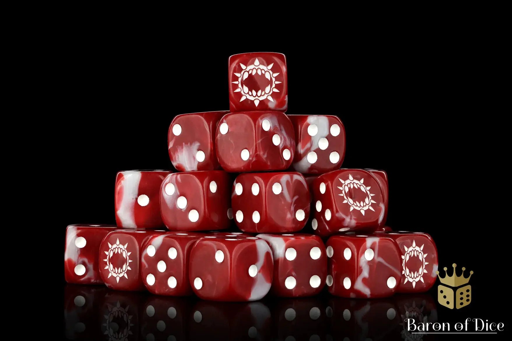 Carnage - Red (25ct) by Baron of Dice