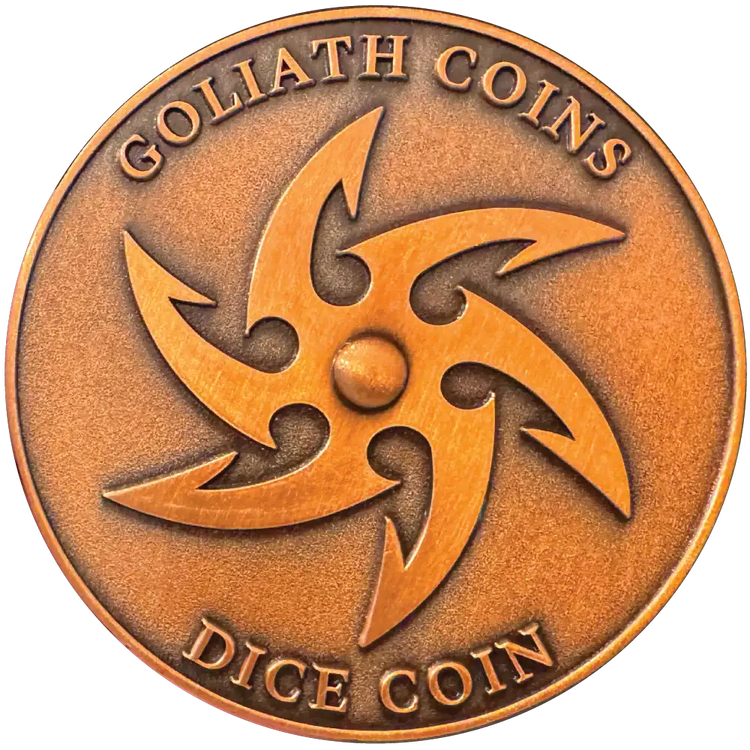 d20 Mimic Coin by Goliath Coins