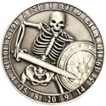 d20 Skeleton Coin by Goliath Coins