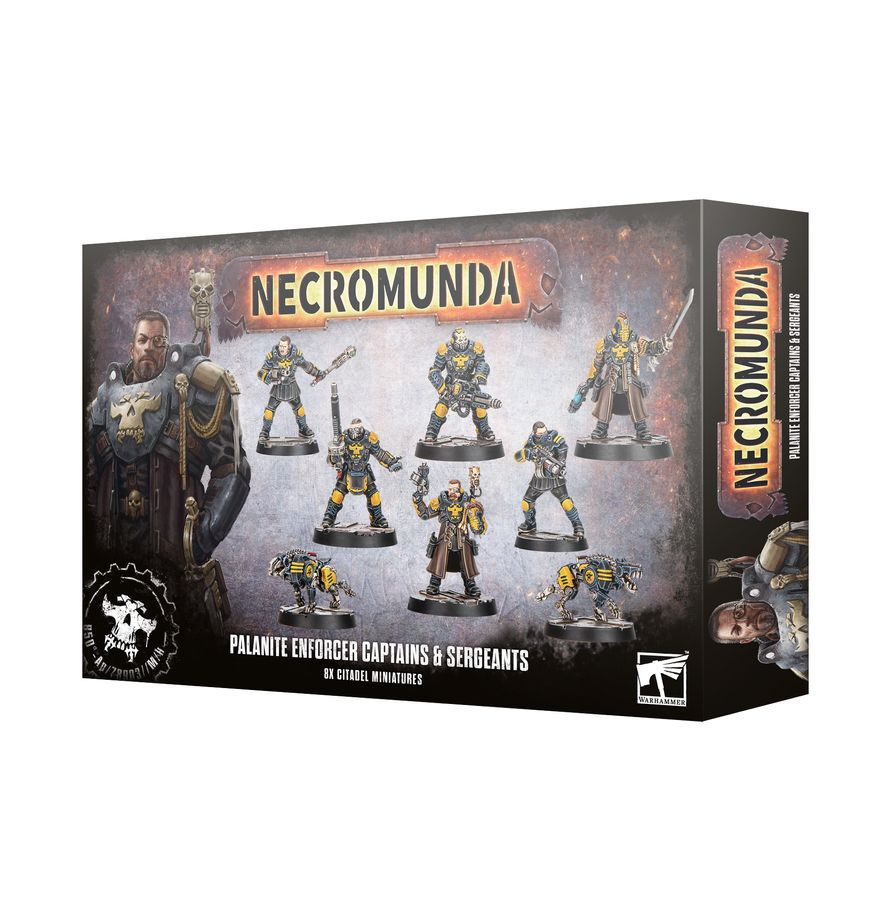 Palanite Enforcer Captains & Sergeants | Warhammer Necromunda | Battlebrush Games
