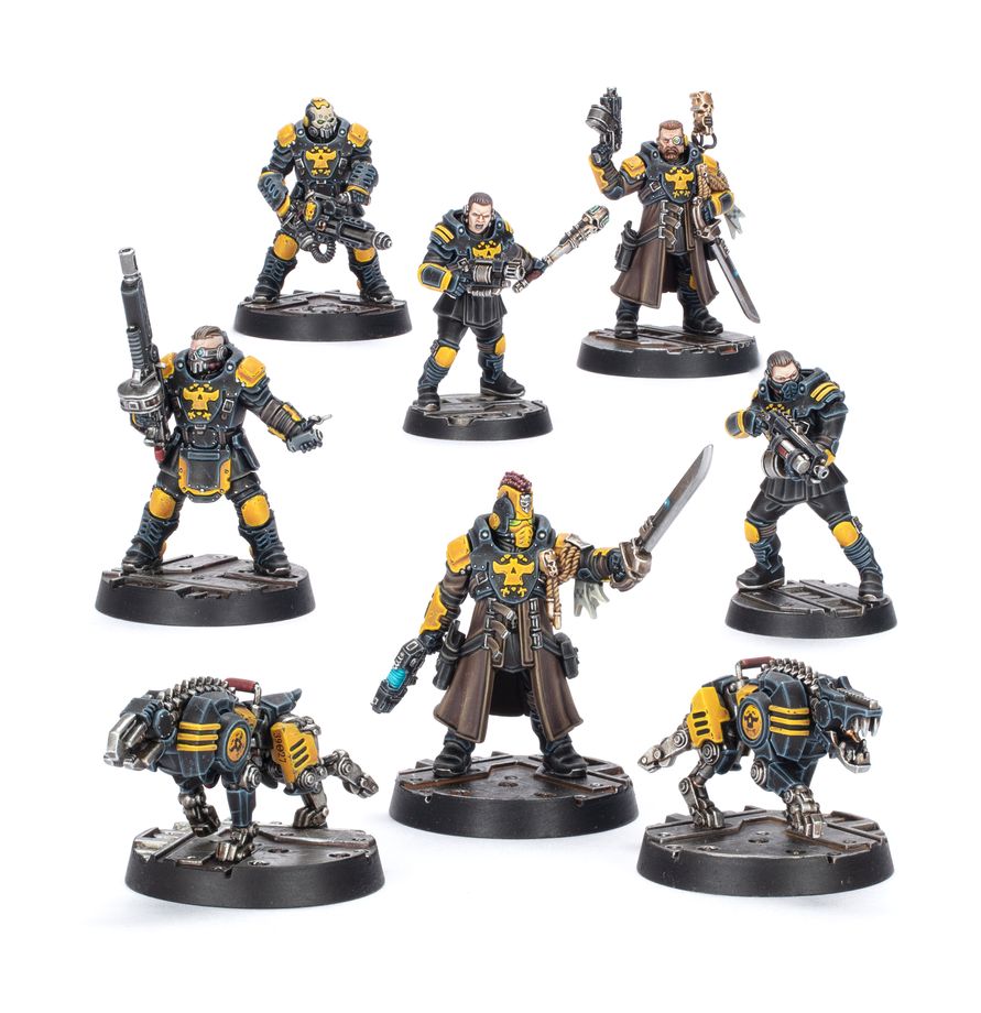 Palanite Enforcer Captains & Sergeants | Warhammer Necromunda | Battlebrush Games