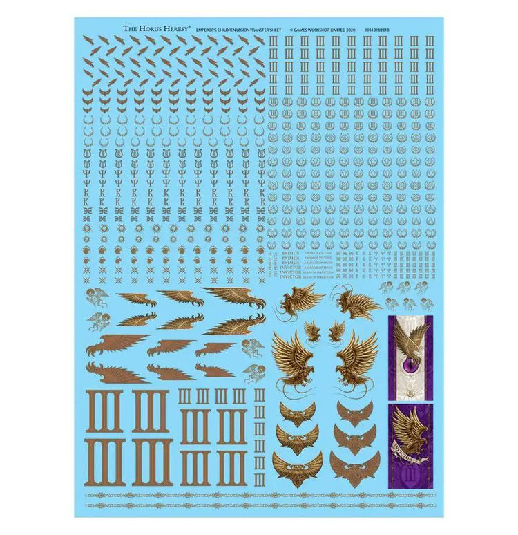 Emperor's Children Legion Transfer Sheet by Games Workshop