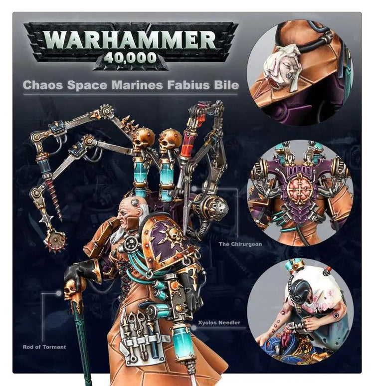 CHAOS SPACE MARINES: FABIUS BILE by Games Workshop