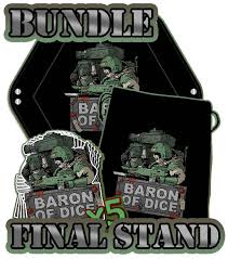 Final Stand Wargaming Gear Bundle | Premium Dice Tray & Bag (Copy) (Copy) by Baron of Dice