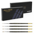 Premium Paint Brushes - GOLD SERIES SIBERIAN KOLINSKY by Green Stuff World