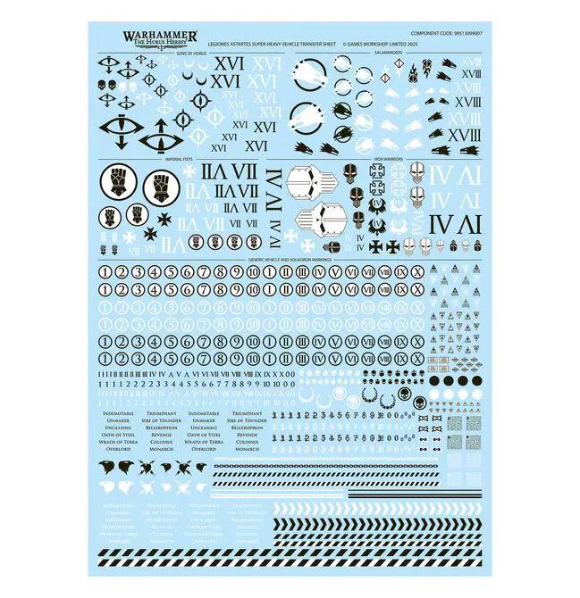 Transfer Sheets by Battlebrush Games