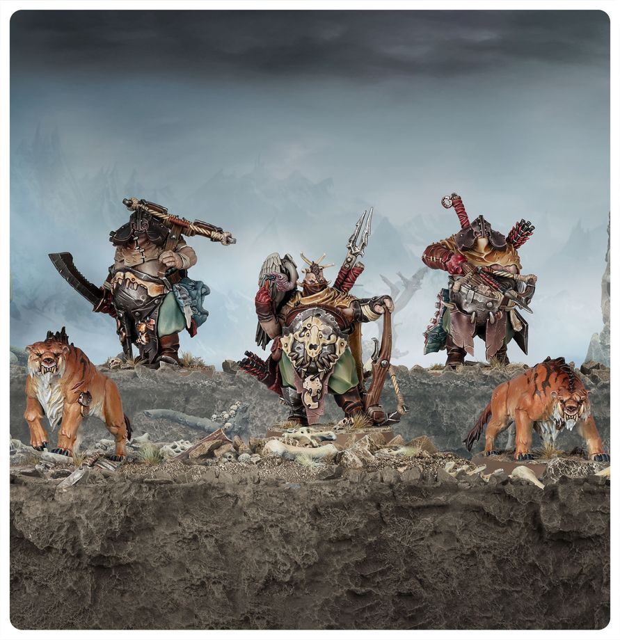 Warhammer Age of Sigmar Ogor Mawtribes: Hunters with Sabrefangs *8/29 Release*