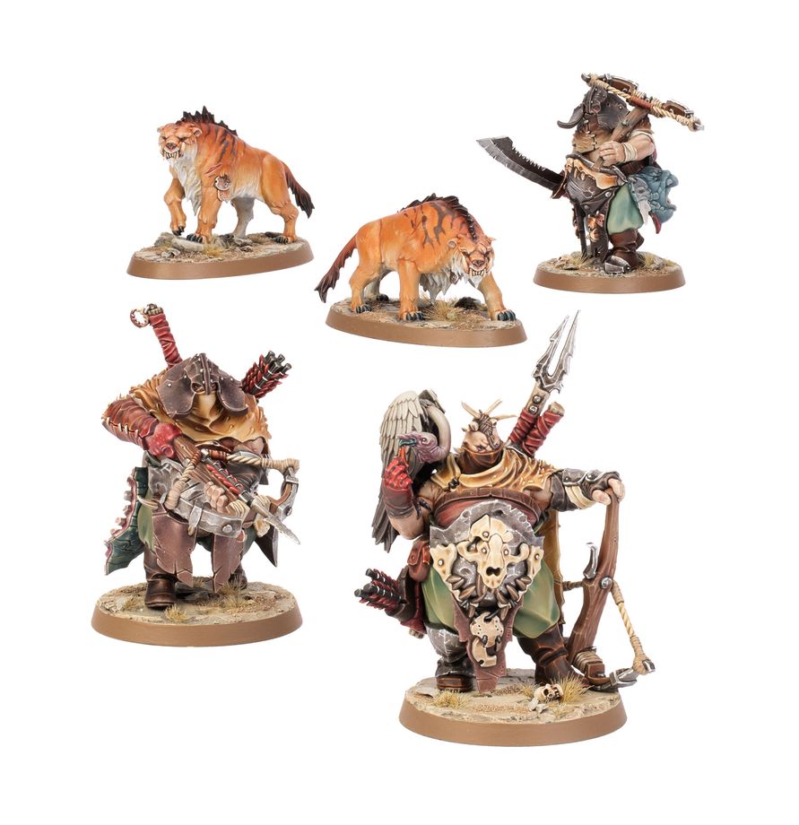 Warhammer Age of Sigmar Ogor Mawtribes: Hunters with Sabrefangs *8/29 Release*